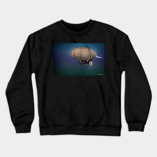 Airship in Flight Crewneck Sweatshirt